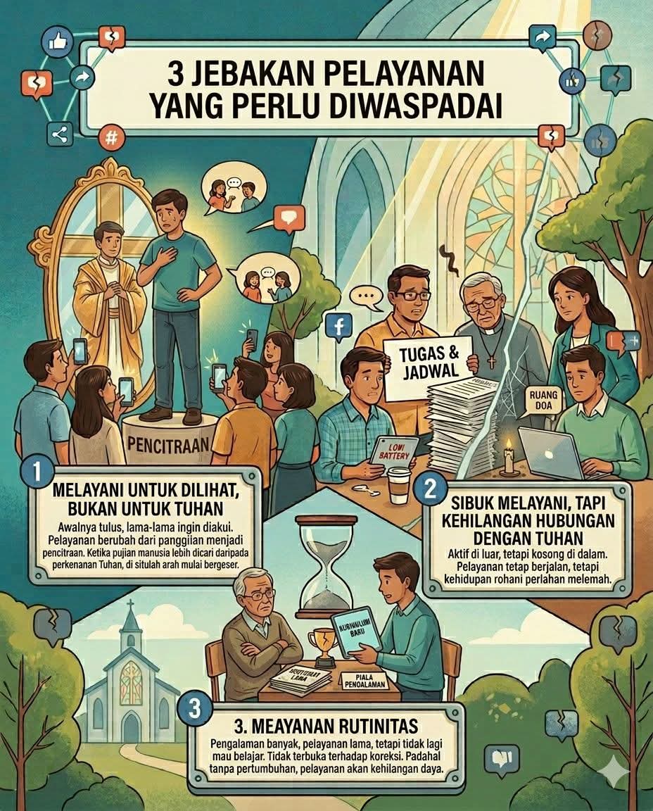 3 Jebakan dalam pelayanan yang wajib untuk diwaspadai