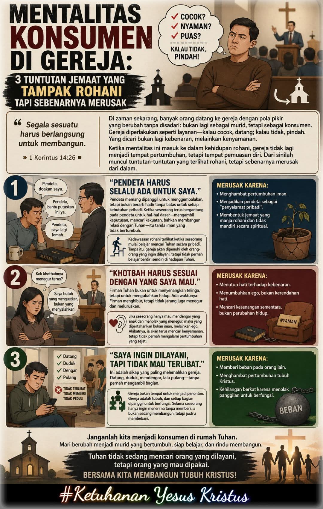 Mentalitas konsumen di gereja 